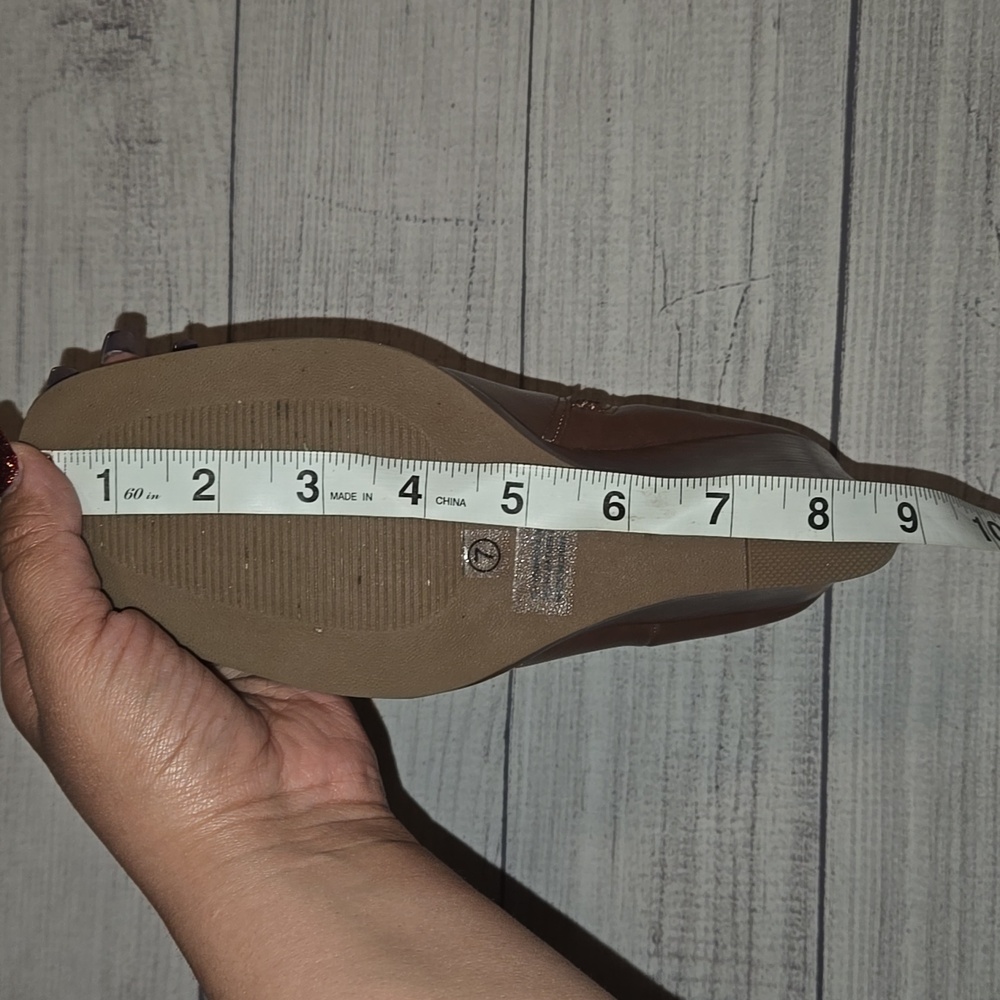 DV by Dolce Vita Rupart Wedge Booties Brown Size 7 - Picture 9 of 9